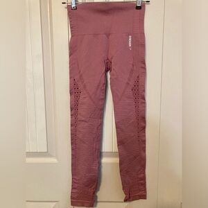 Pink athletic Gymshark leggings